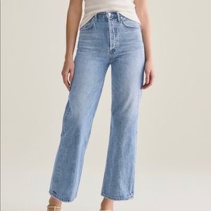 Agolde Ren Wide Leg Jeans in Disclosure